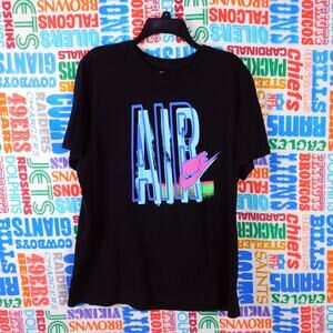 Nike Air Retro Logo T Shirt Size L Neon Colors The Nike Tee